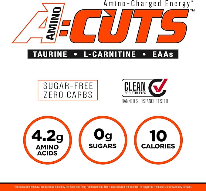 Allmax® Nutrition Amino A:Cuts Amino-Charged Energy Drink - Grape - Image 3