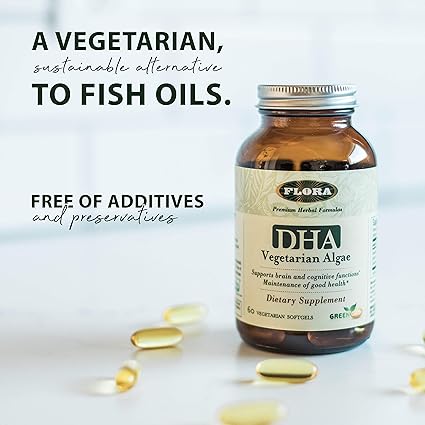 Flora DHA Vegetarian Algae - 60 Softgels - Image 3