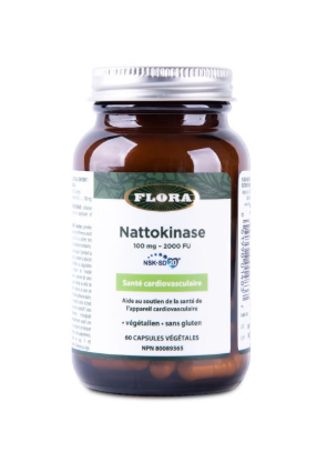 Flora Nattokinase 100mg - 60 Vegetarian Capsules