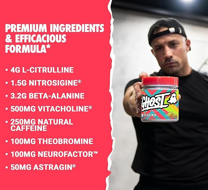 GHOST® LEGEND® V3 Pre-Workout – Lemon Crush - Image 4