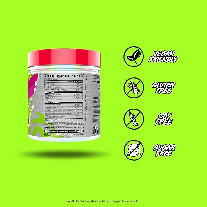 GHOST® LEGEND® V3 Pre-Workout – Warheads Sour Watermelon - Image 3