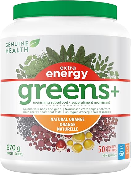 Genuine Health Greens+ Extra Energy
