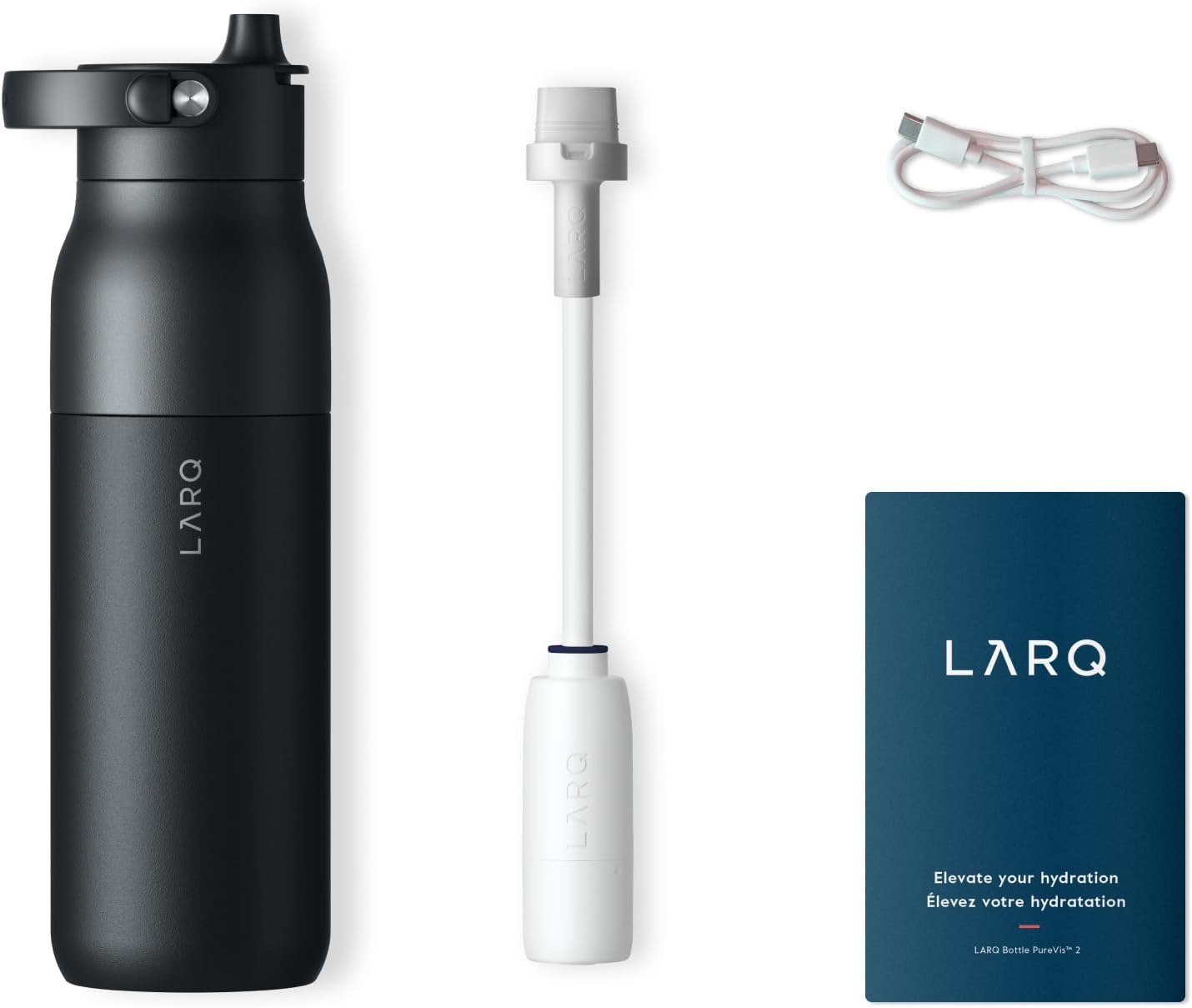 LARQ Bottle PureVis 2 - UV Water Purifier with Self-Cleaning + App - Image 2