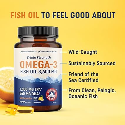 Triple Strength Omega 3 Fish Oil 3600 mg - Image 3