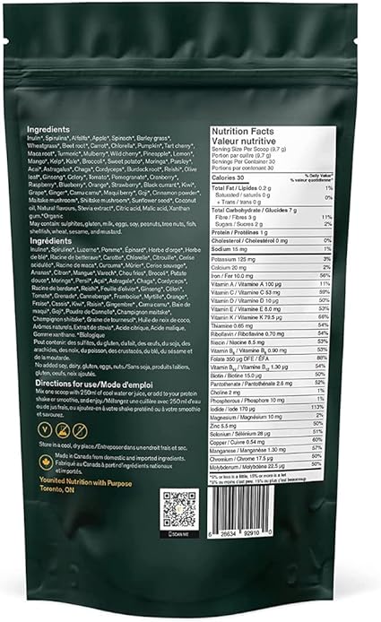 Younited All-In Superfood Greens Powder - Image 2